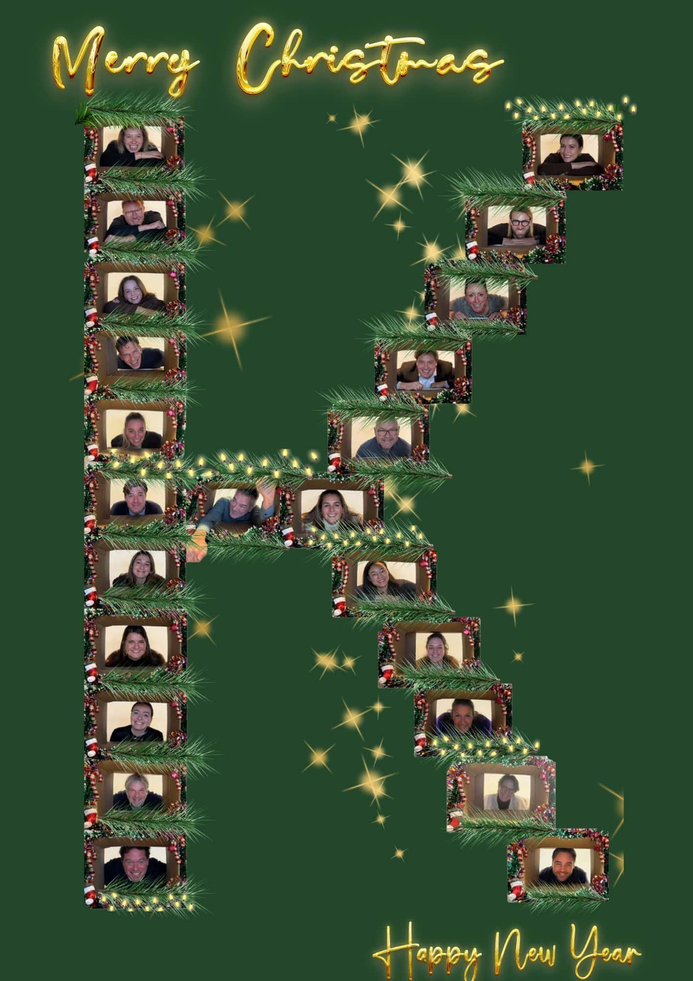 Wir wünschen Ihnen frohe Weihnachten und ein glückliches neues Jahr